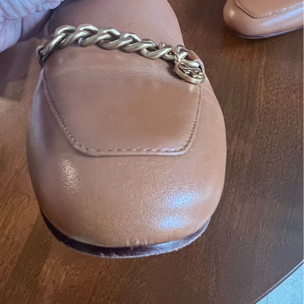 Tory Burch Mini Benton Charm Loafer with Gold Chain Detail - Picture 10 of 15